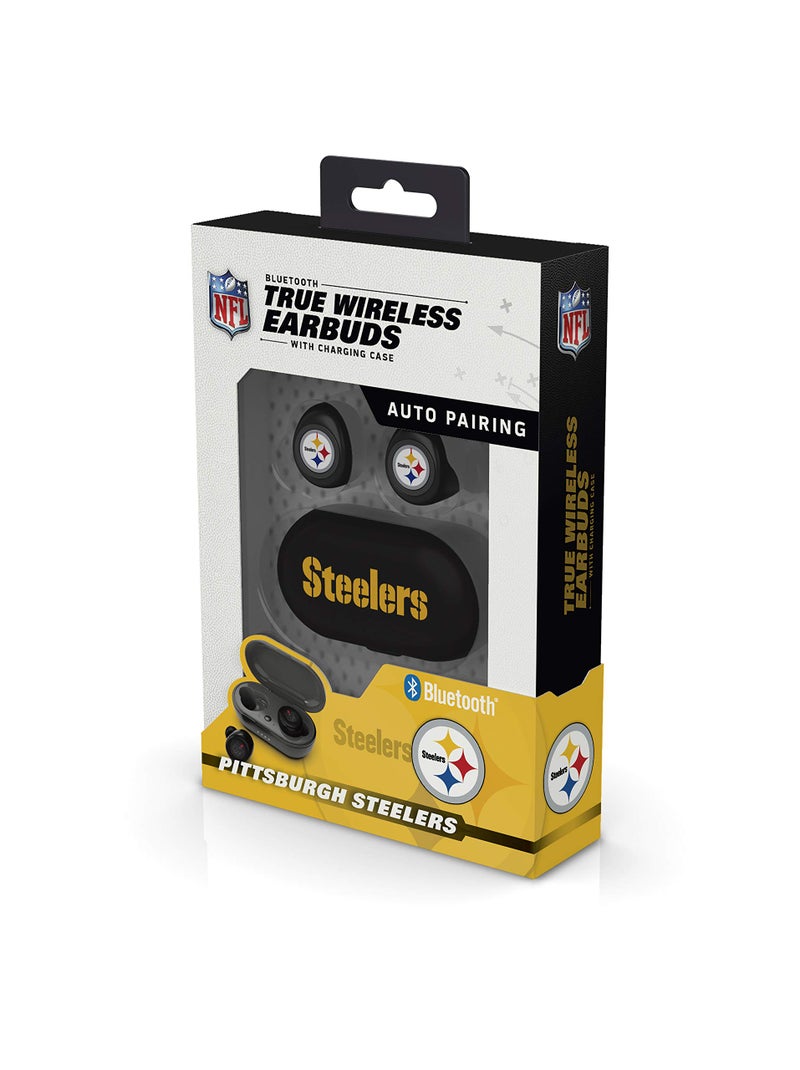 SOAR NFL True Wireless Earbuds, Pittsburgh Steelers - Image 2